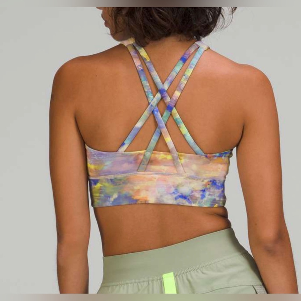 🌟🎉HP🎉🌟 Lululemon Energy High-Neck Longline Tough Bra - Picture 2 of 6